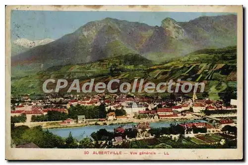 Cartes postales Albertville vue generale