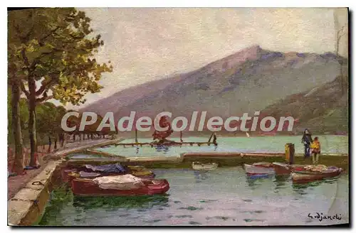 Cartes postales Aix les Bains Grand Port et Dent du chat