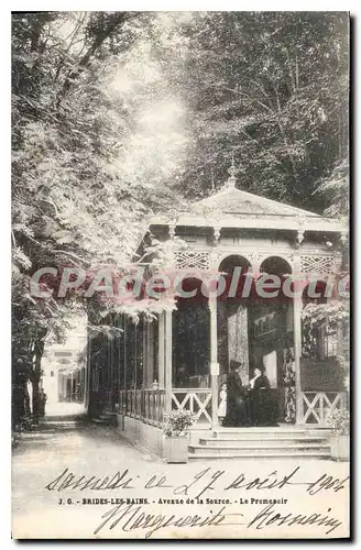 Cartes postales Brides les Bains Avenue de la Source le Promenoir