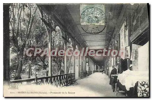 Cartes postales Brides les Bains Savoie Promenoir de la Source