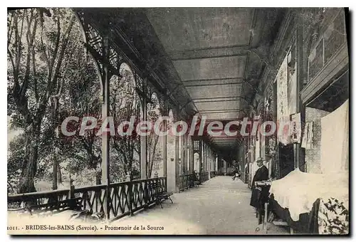 Ansichtskarte AK Brides les Bains Savoie Promenoir de la Source