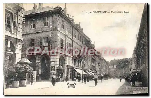 Cartes postales Chambery Place Saint Leger