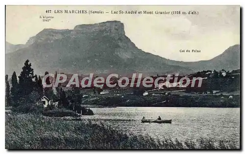 Cartes postales Les Marches Savoie Lac St Andre et Mont Granier