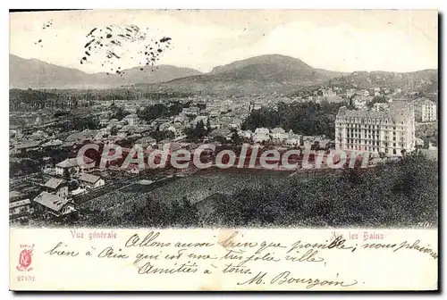 Cartes postales Aix les Bains vue generale