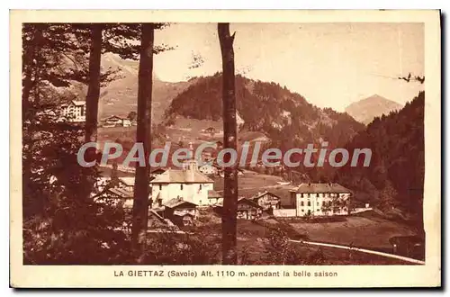 Cartes postales La Giettaz Savoie pendant la belle saison