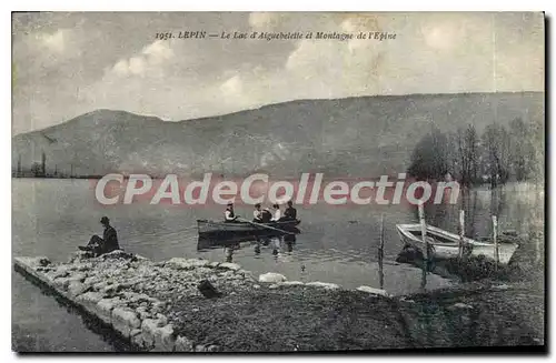 Ansichtskarte AK Lepin le lac d'Aiguebelette et montagne de l'Epine