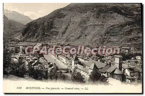 Cartes postales Moutiers vue generale