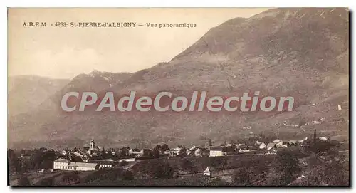 Cartes postales St Pierre d'Albigny vue panoramique