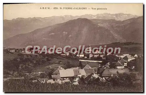 Cartes postales St Pierre d'Albigny vue generale