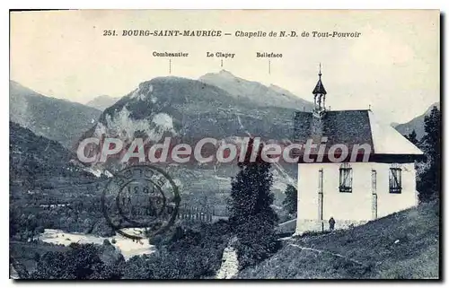 Cartes postales Bourg Saint Maurice chapelle de N D de Tout Pouvoir