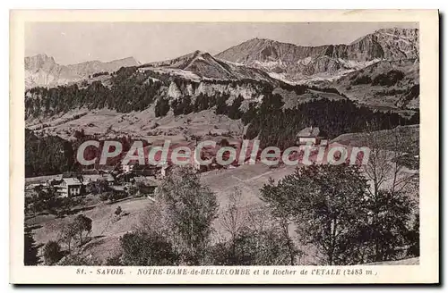 Cartes postales Savoie Notre Dame de Bellecombe et le Rocher de Vetale