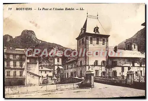 Cartes postales Moutiers le pont et l'ancien Eveche