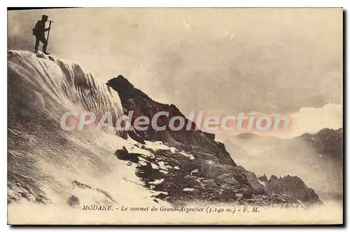 Cartes postales Modane le sommet du grand Argentier