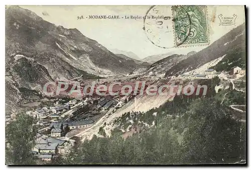 Cartes postales Modane Gare le Replat et le Replaton