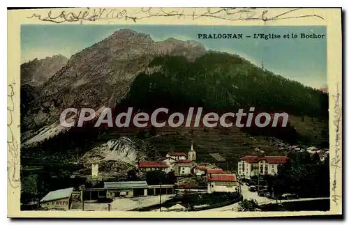 Cartes postales Pralognan l'eglise et le Bocher