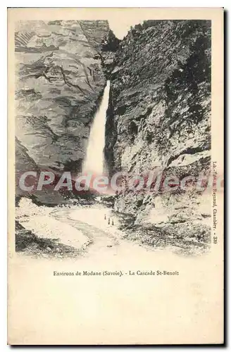 Ansichtskarte AK Environs de Modane Savoie la Cascade St Benoit