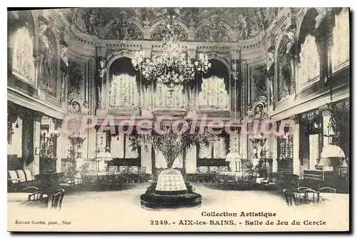 Cartes postales Aix les Bains Salle de jeu du Cercle