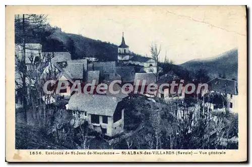 Cartes postales Environs de St Jean de Maurienne St Alban des Villards Savoie vue generale