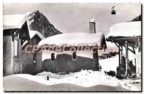 Cartes postales Pralognan la Vanoise Savoie village du Barioz et sa chapelle