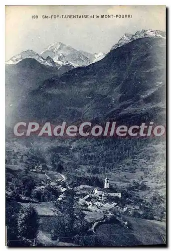 Cartes postales Ste Foy Tarentaise et le Mont Pourri