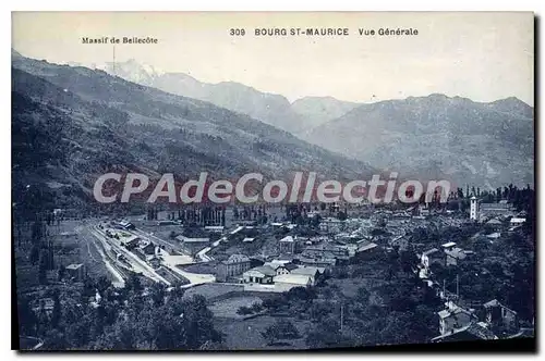 Cartes postales Bourg St Maurice vue generale