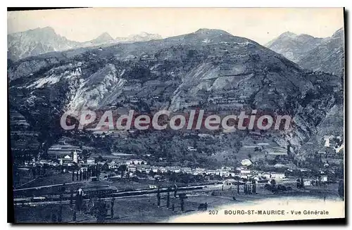 Cartes postales Bourg St Maurice vue generale