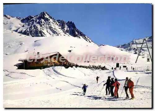 Cartes postales moderne Val Thorens Savoie du Thorens et Telepherique de la Moraine au fond les Aiguilles de Peclet Pol