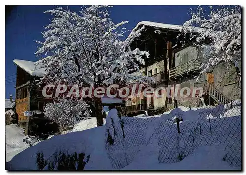 Moderne Karte Savoie Feissons sur Salins une des Vieilles maisons du village