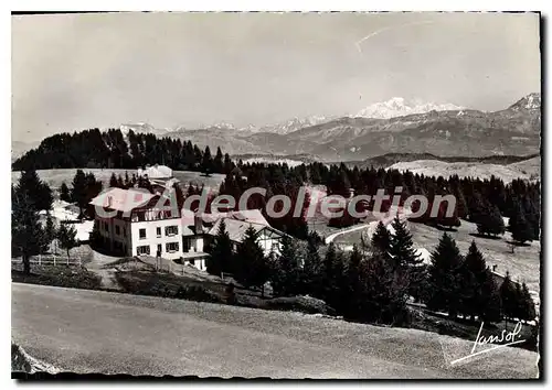 Moderne Karte Aix les Bains le Revard Savoie le plateau du Revard et le Mont Blanc