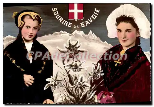 Cartes postales moderne La Savoie costumes de Tarentaise et de Maurienne