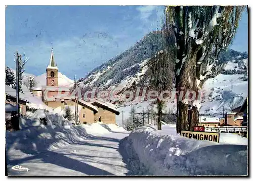 Cartes postales moderne Termignon Savoie entree du village