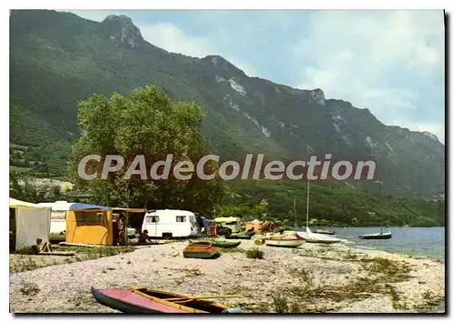 Cartes postales moderne Le Bourget du Lac Savoie le Camping de l'Ile aux Cygnes et le Dent du Chat