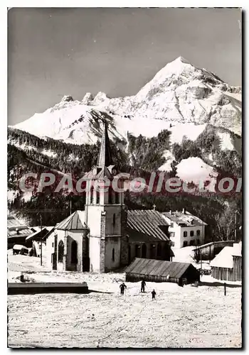 Cartes postales moderne Crest Voland Savoie l'eglise et le Mont Charvin