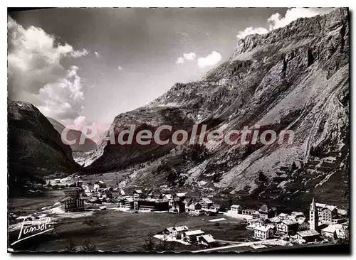 Moderne Karte Val d'Isere Savoie vue generale et les Gorges