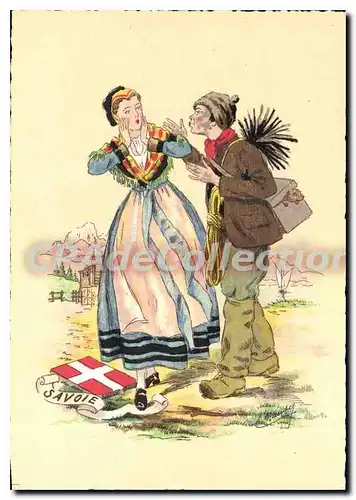 Cartes postales Savoie  couple