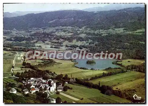 Cartes postales Ste Helene du Lac vue generale aerienne et le lac