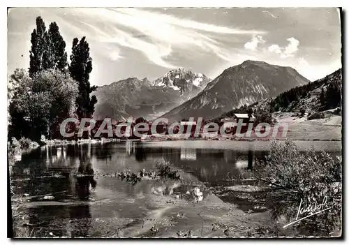 Cartes postales moderne Les Station de la Terentaise le Praz de Saint Bon Savoie le lac du Praz la Dent du Villard et l