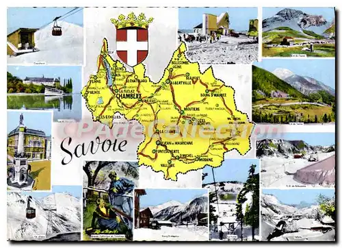 Cartes postales moderne Savoie chef lieu Chambery sous pref Albertville St Jean de Maurienne Patrie de l'acteur et mett