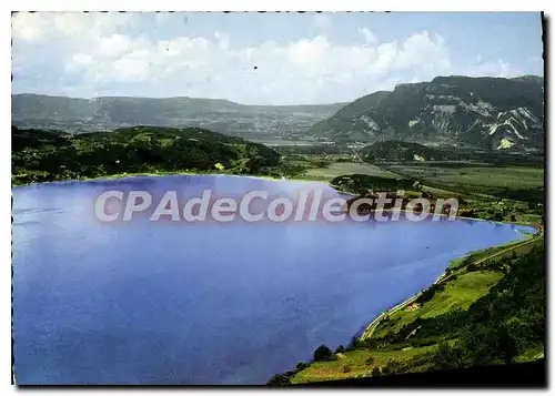 Moderne Karte Lac du Bourget la Baie de Chatillon et le Grand Colombier