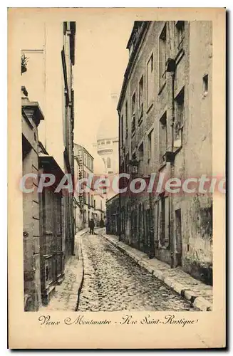 Cartes postales Vieux Montmadre Rue Saint Rustique