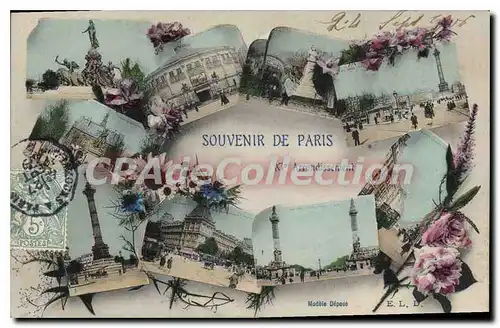 Cartes postales Souvenir de Paris