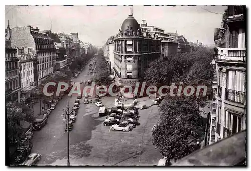 Cartes postales Paris Le Carrefour Richelfeu Drouot et le Boulevard des Italiens