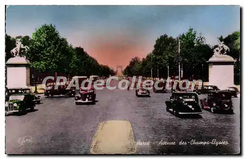 Cartes postales Paris Champs Elysees Avenue