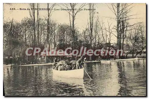 Cartes postales Bois de Vincennes Lac Daumeseil Le Passeur