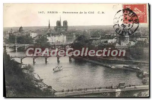 Cartes postales Paris Panorama de la Cite