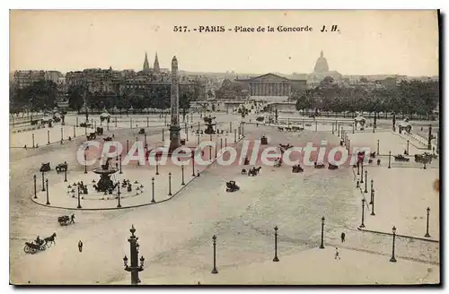 Cartes postales Paris Place de la Concorde