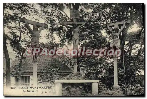 Cartes postales Paris Montmartre Le Calvaire