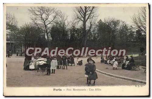 Cartes postales Paris Parc Montsouris Une Allee