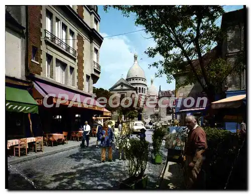 Cartes postales moderne Paris Montmartre La Place du Tertre Tertre Square