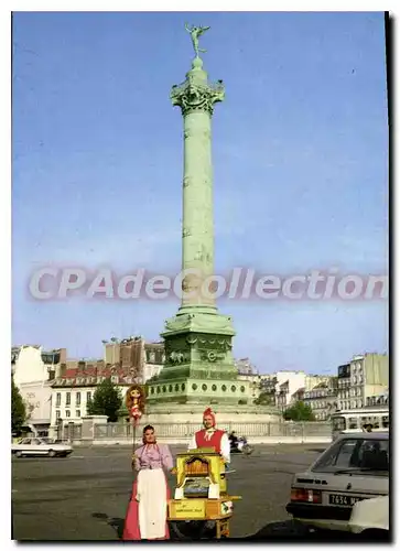 Cartes postales moderne Paris Place de la Bastille